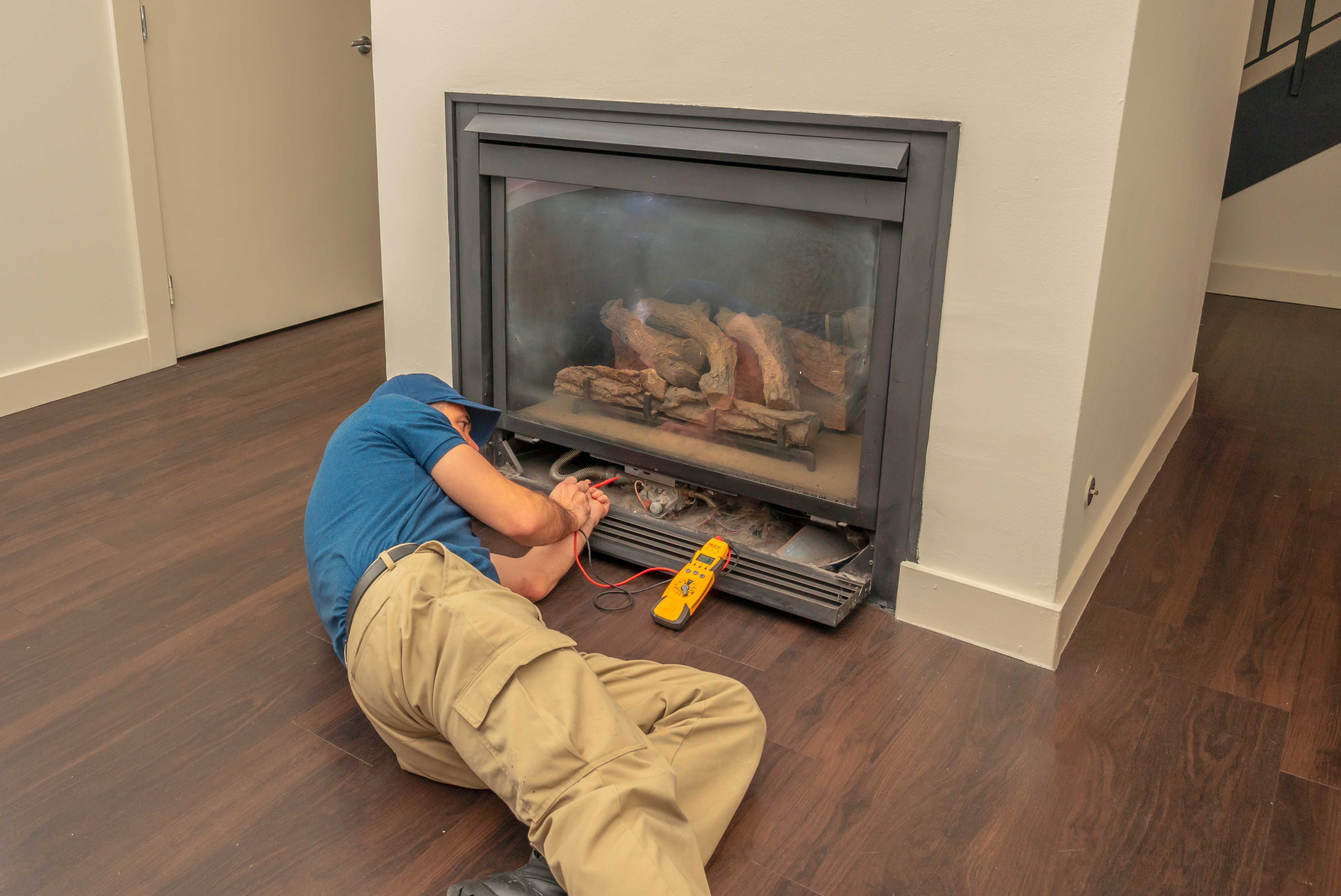 Gas Fireplace maintenance professional
